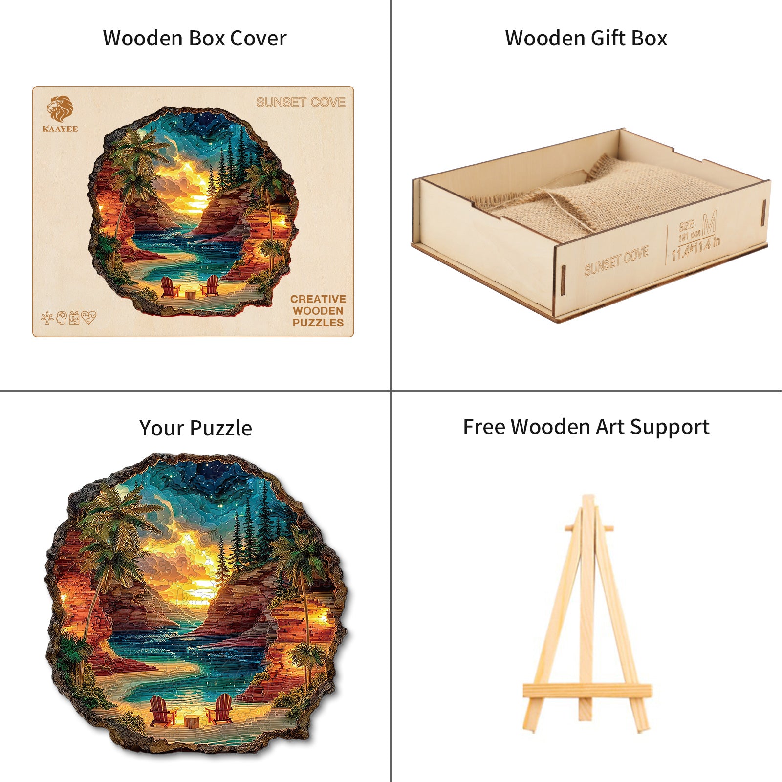 kaayee-wooden-puzzle-sunset-cove-holzpuzzle-medium image 4