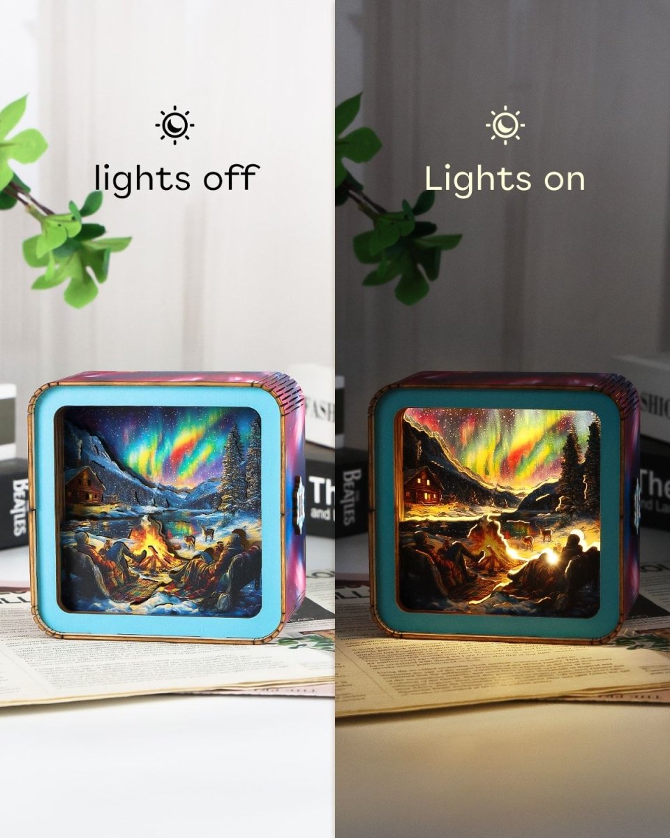 kaayee-night-light-aurora-holz-nachtlicht-3d-puzzle-bausatz image 2