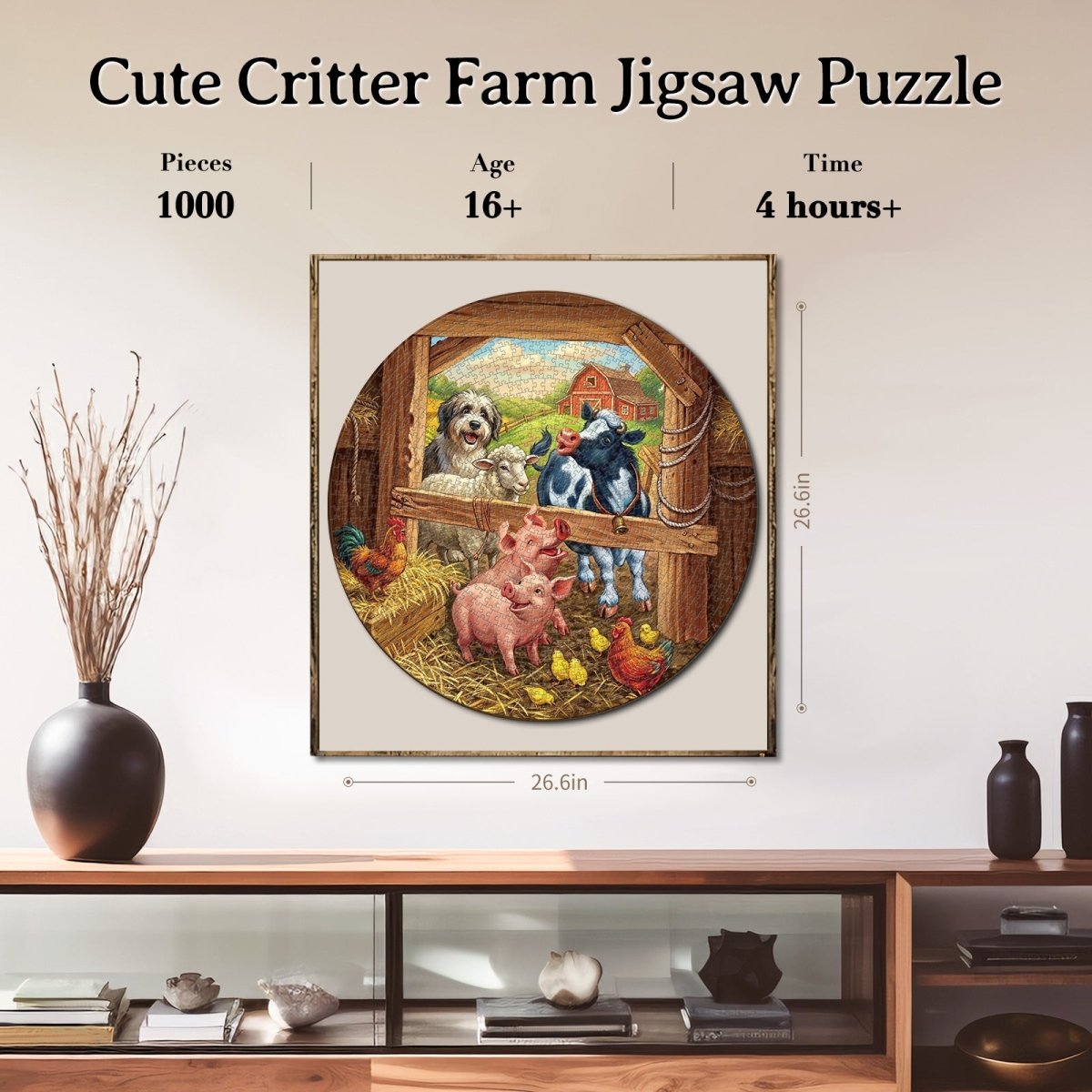 kaayee-cute-critter-farm-puzzle-1000-teile-standard image 4