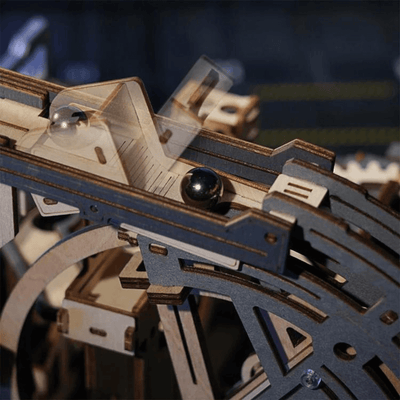 magicholz-mechanischer-bausatz-marble-spaceport-murmelbahn-elektrisch image 5