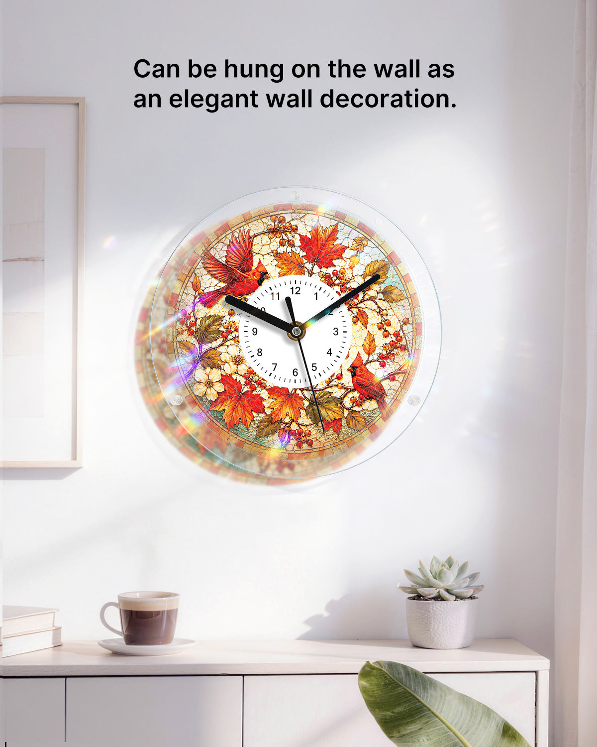 kaayee-clock-kit-autumn-cardinal-puzzle-uhr-regular-herbst image 4