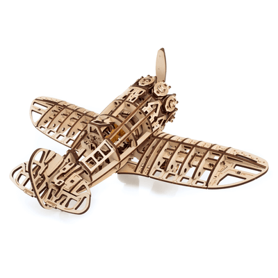 magicholz-mechanisches-flugzeug-3d-bausatz-holz-propeller image 4