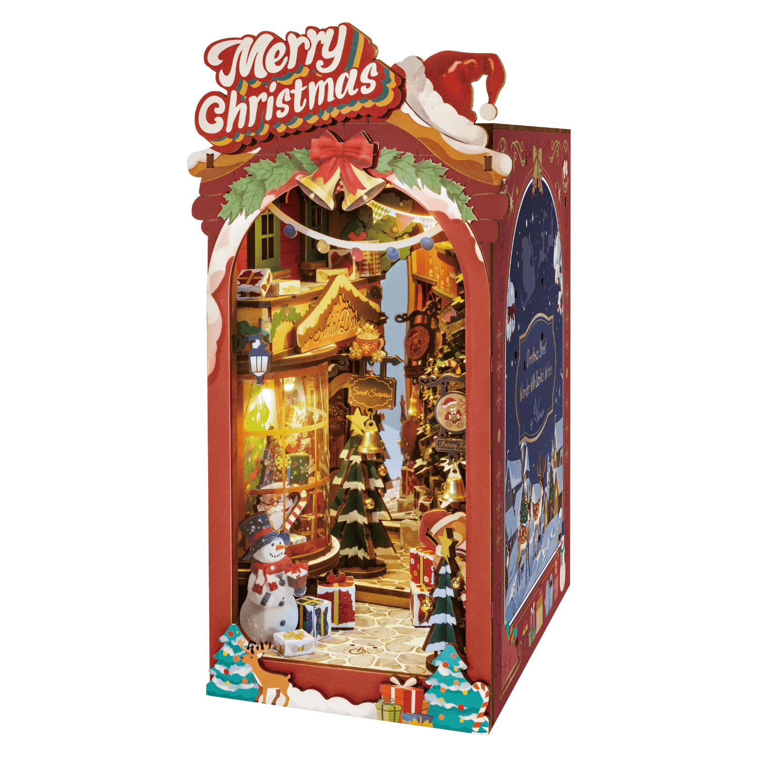 magicholz-book-nook-weihnachtliche-stra-enkulisse-diorama-mit-licht image 5