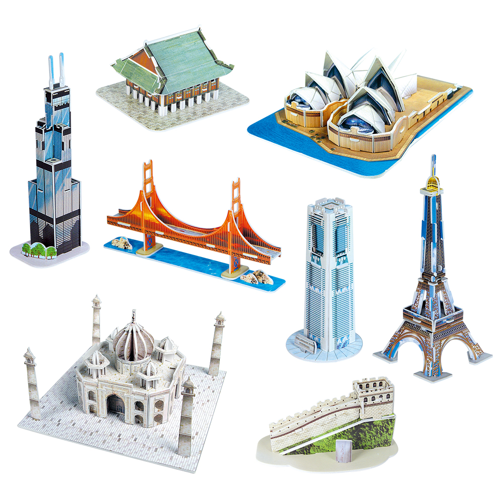 cubicfun-advanced-c058h-mini-architecture-series-2-3d-puzzle image 2