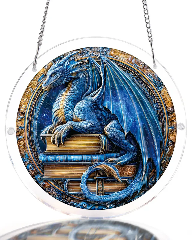 kaayee-suncatcher-puzzle-dragon-realm-fensterbild-small-acryl image 1