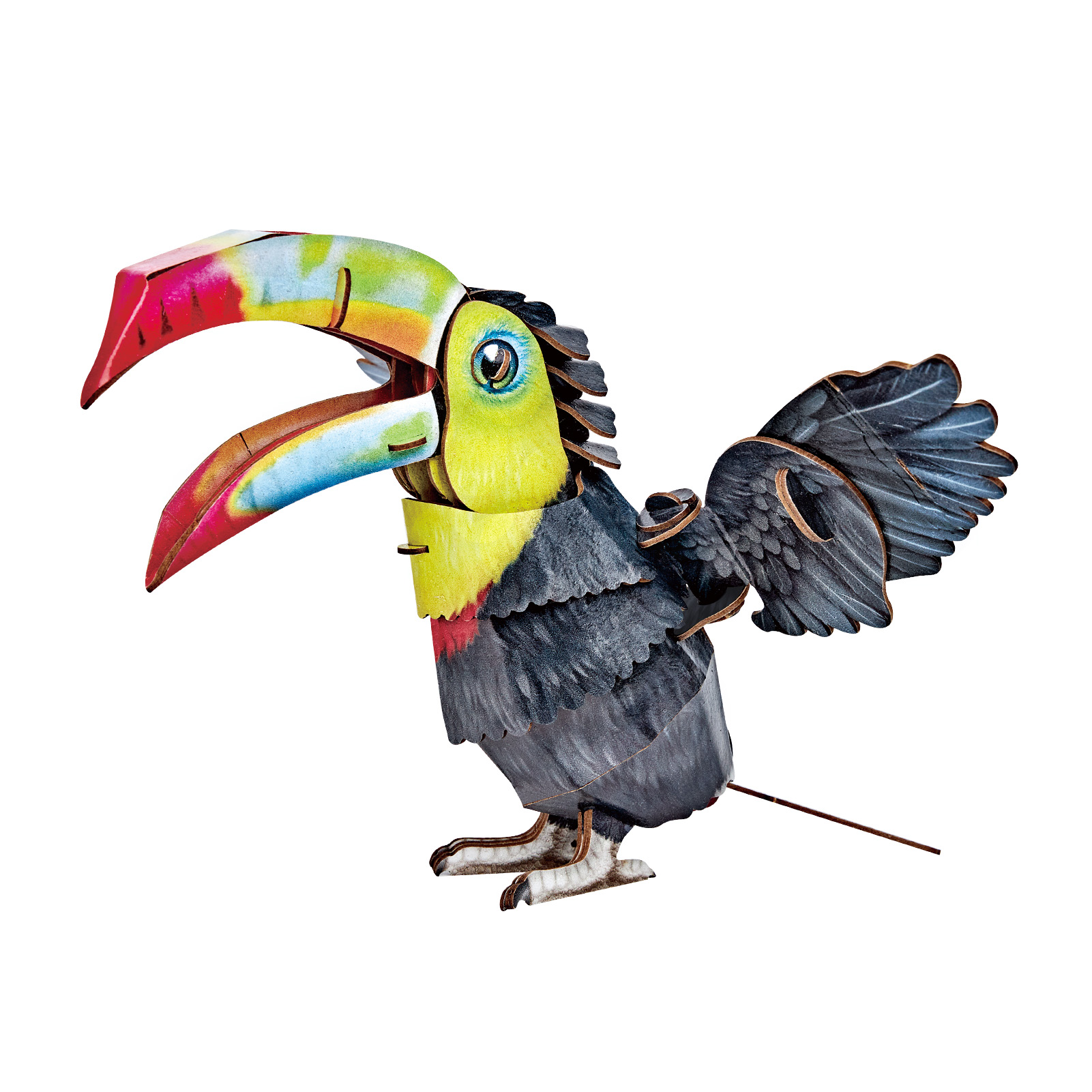 cubic-fun-really-wild-animals-ds1187h-tukan-3d-puzzle-vogel image 2