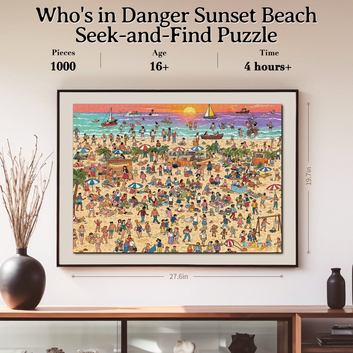 kaayee-sunset-beach-puzzle-1000-teile-standard-suchbild image 5