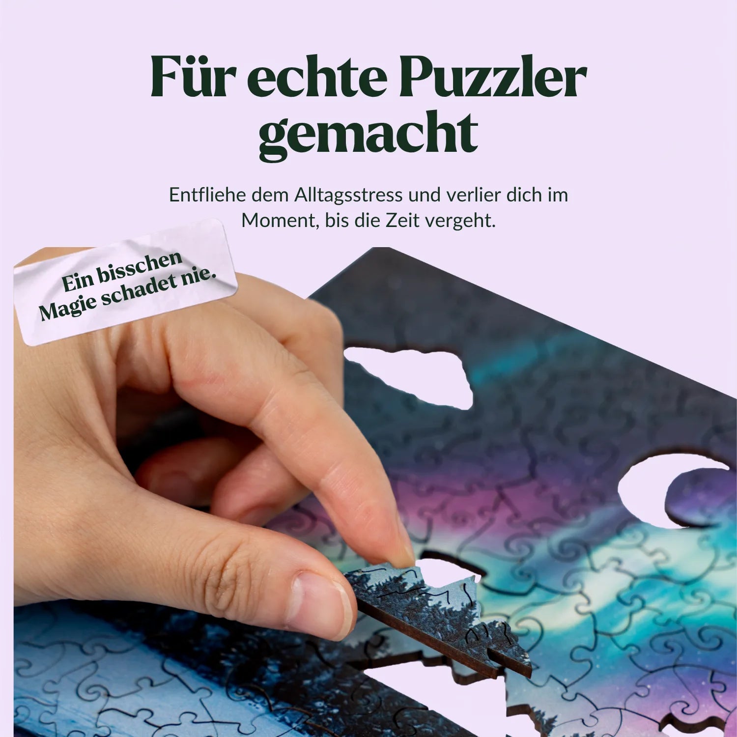 magicholz-winterlandschaft-holzpuzzle-500-teile-nordlichter image 5