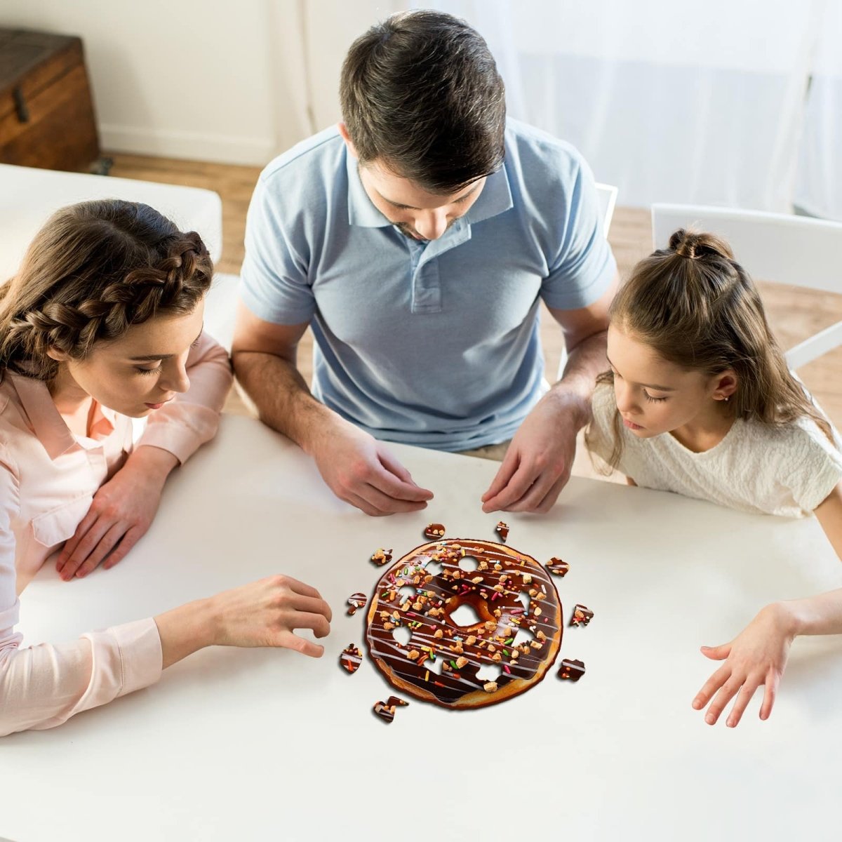 kaayee-wooden-puzzle-chocolate-donut-holzpuzzle-small-110-teile image 6