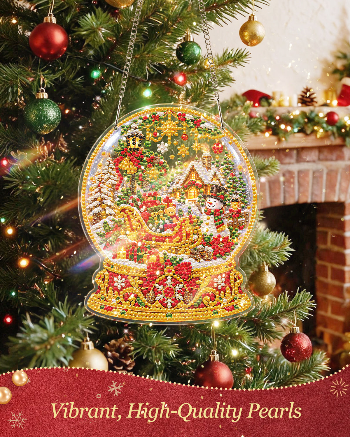 kaayee-christmas-crystal-ball-suncatcher-bastelset-20-cm image 2