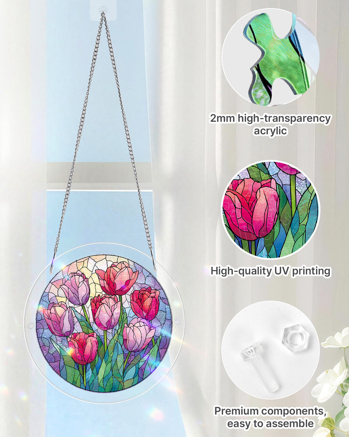kaayee-suncatcher-puzzle-morning-glow-tulips-acryl-medium image 4