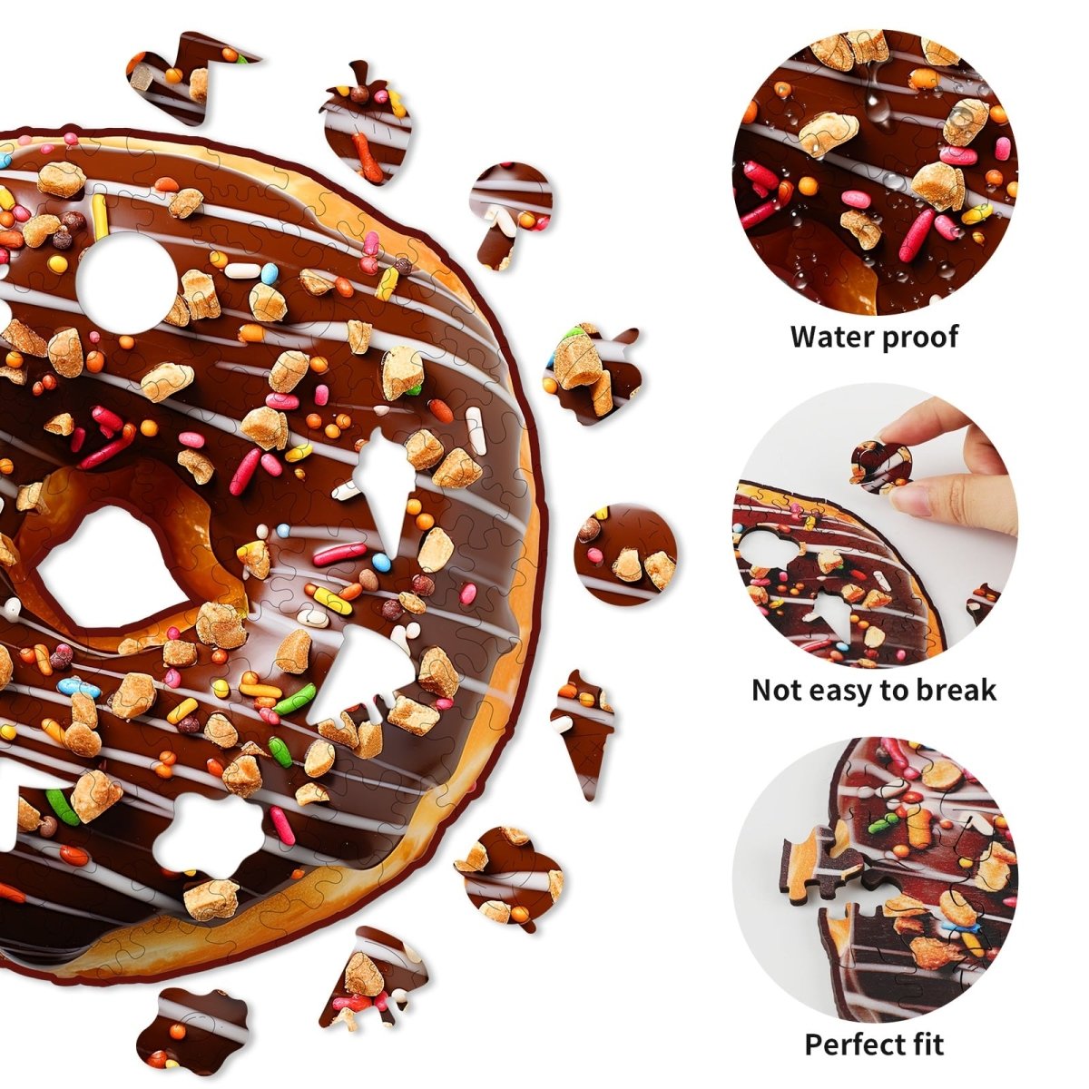kaayee-wooden-puzzle-chocolate-donut-holzpuzzle-small-110-teile image 2