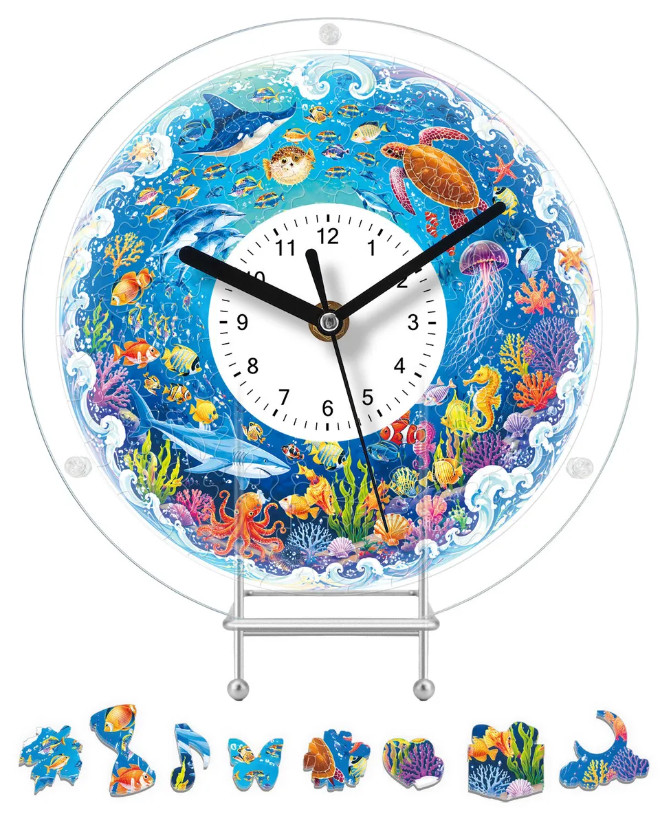 kaayee-clock-kit-undersea-adventure-puzzle-uhr-regular image 1