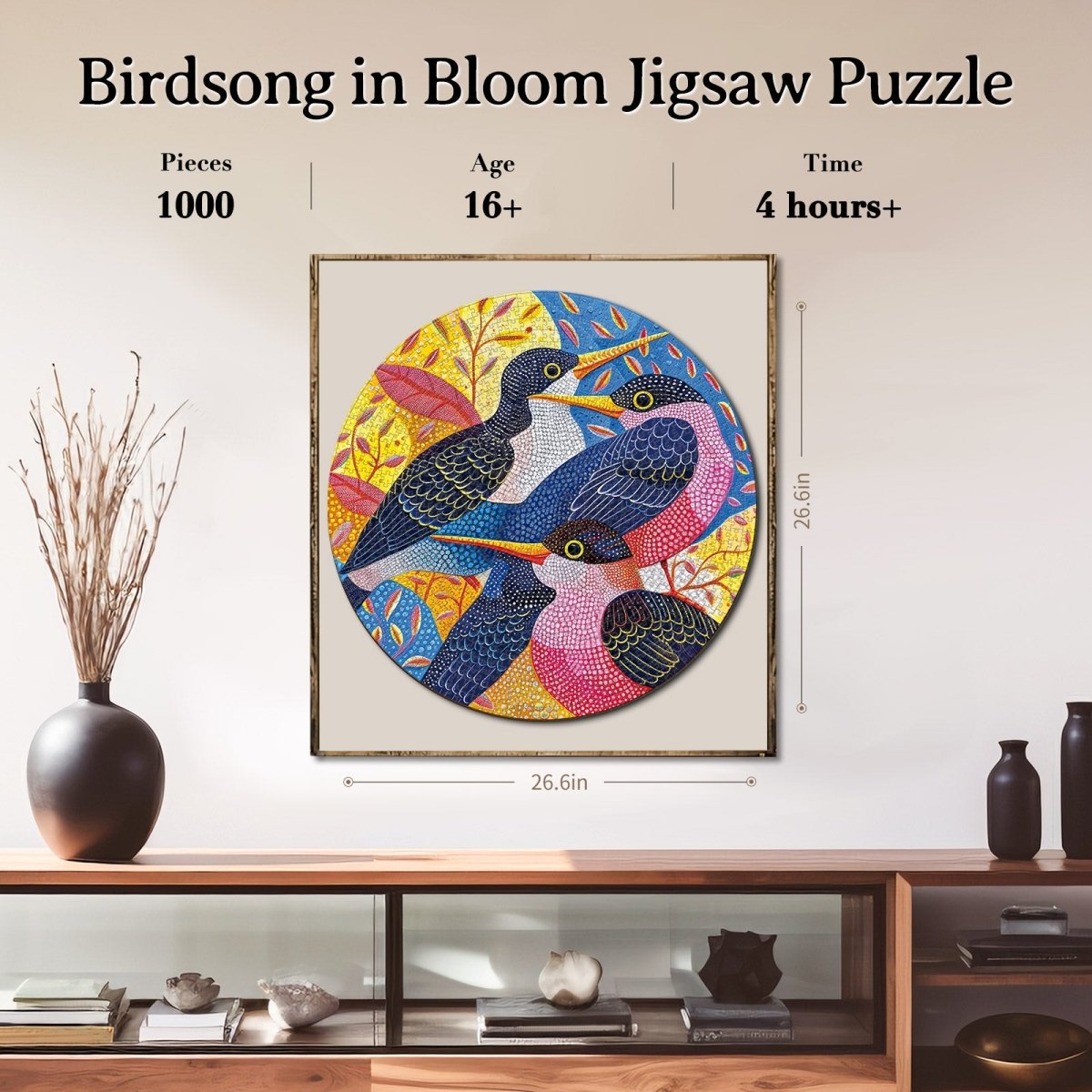 kaayee-cardboard-puzzle-birdsong-in-bloom-1000-teile-v-gel image 4