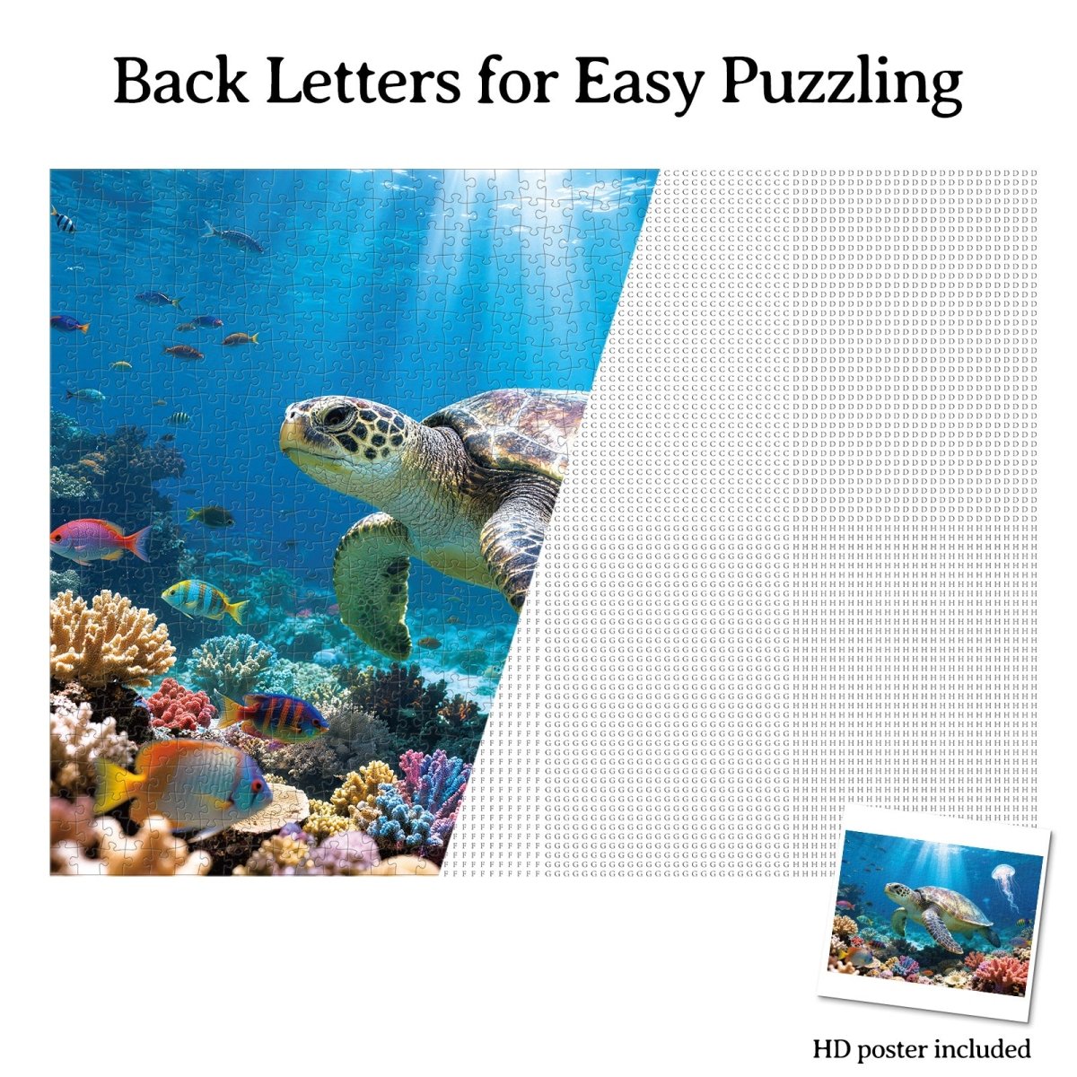 kaayee-sea-turtle-of-light-puzzle-1000-teile-eco-white-board image 6