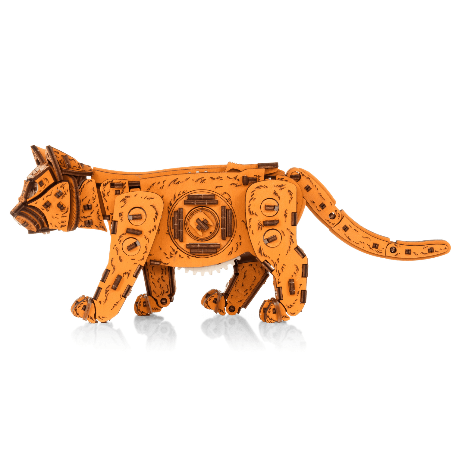 magicholz-mechanisches-k-tzchen-ginger-3d-holzpuzzle-236-teile image 2