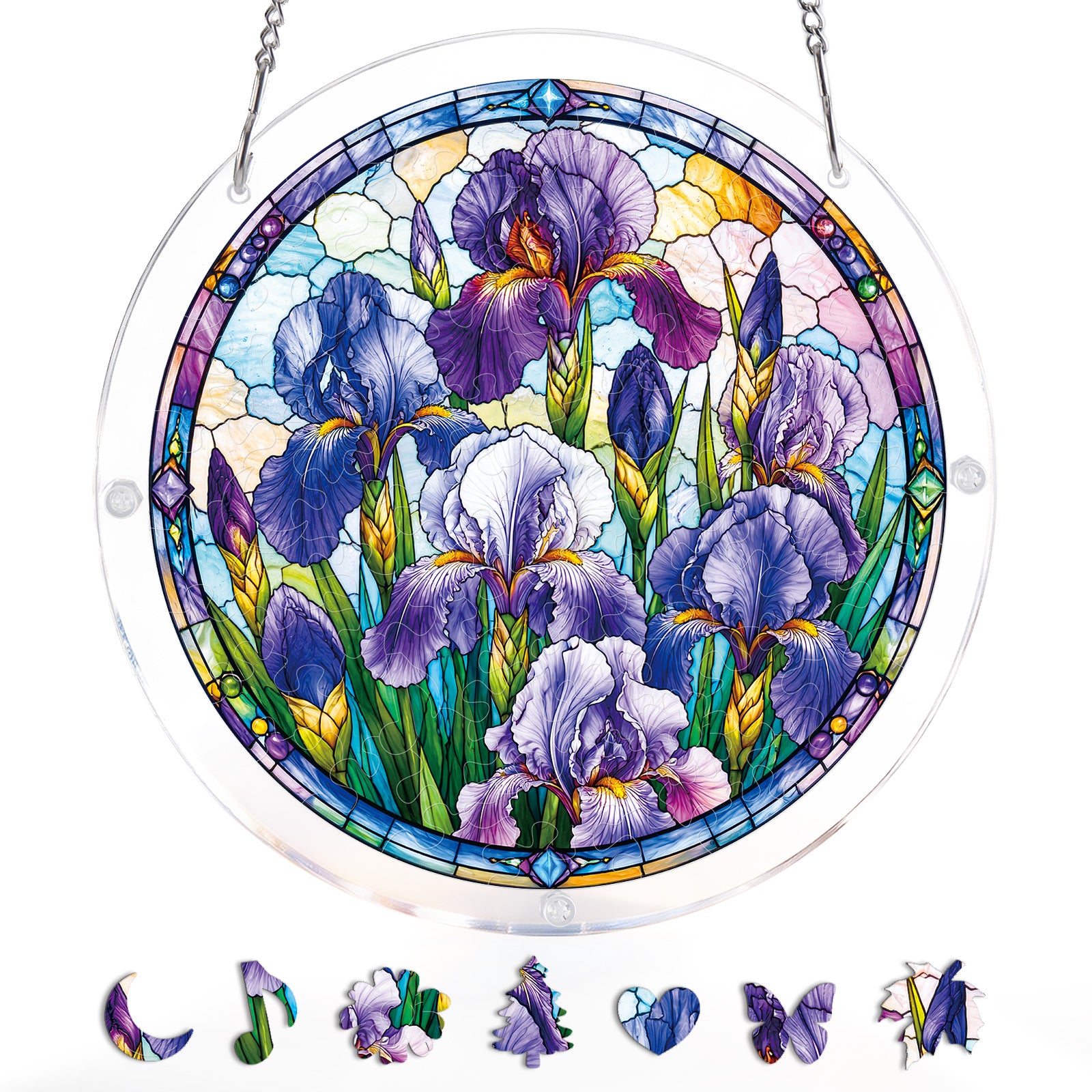 kaayee-suncatcher-iris-morning-light-fensterbild-klein-18-8cm image 3