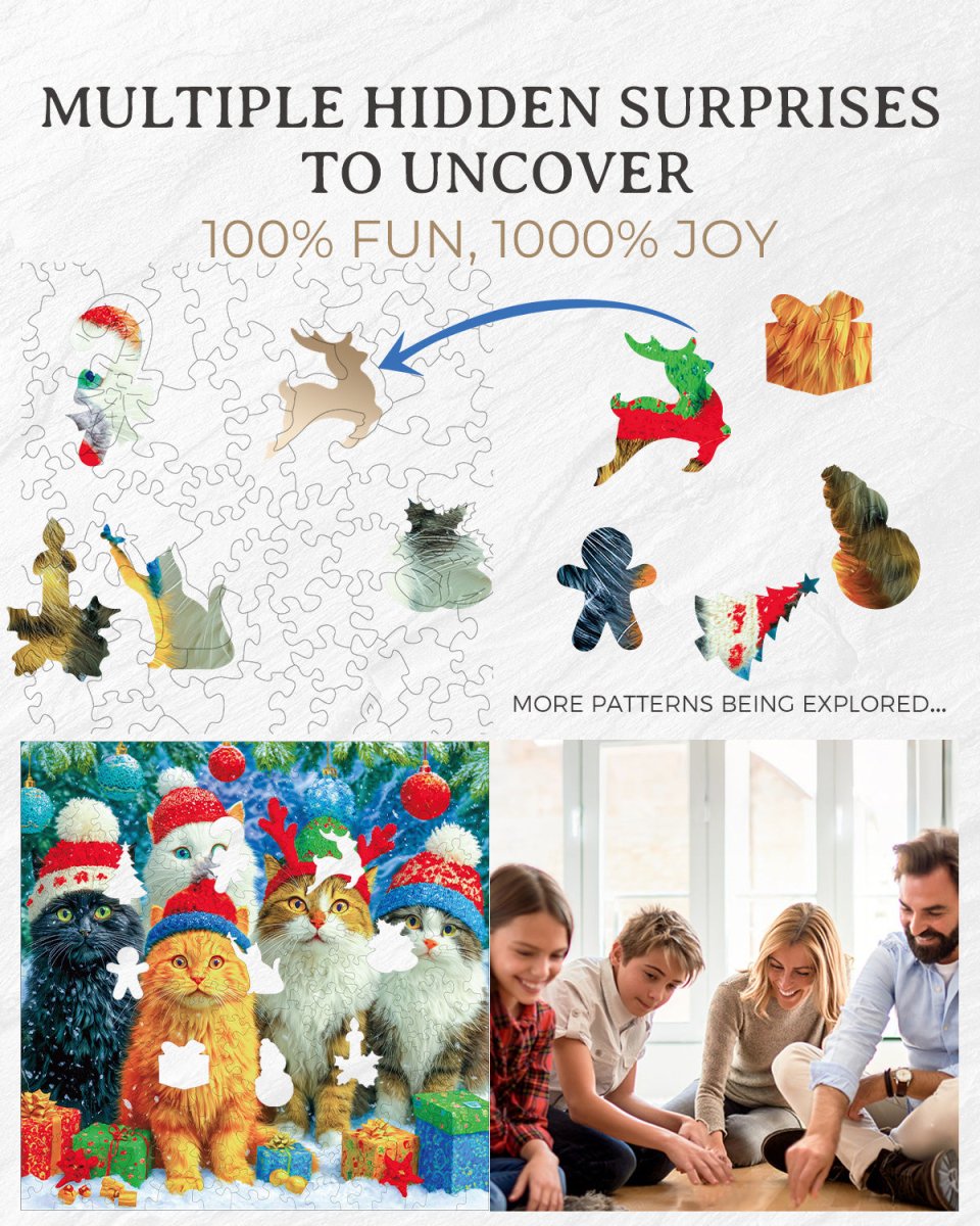 kaayee-wooden-puzzle-santa-kitty-katzen-holzpuzzle-medium image 3