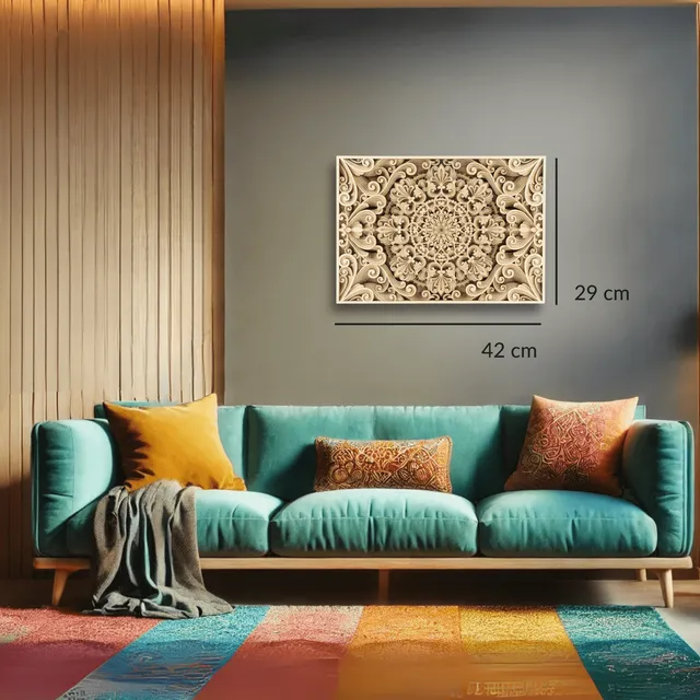 magicholz-celestial-weave-3d-wandbild-holz-42x29-7-cm image 1
