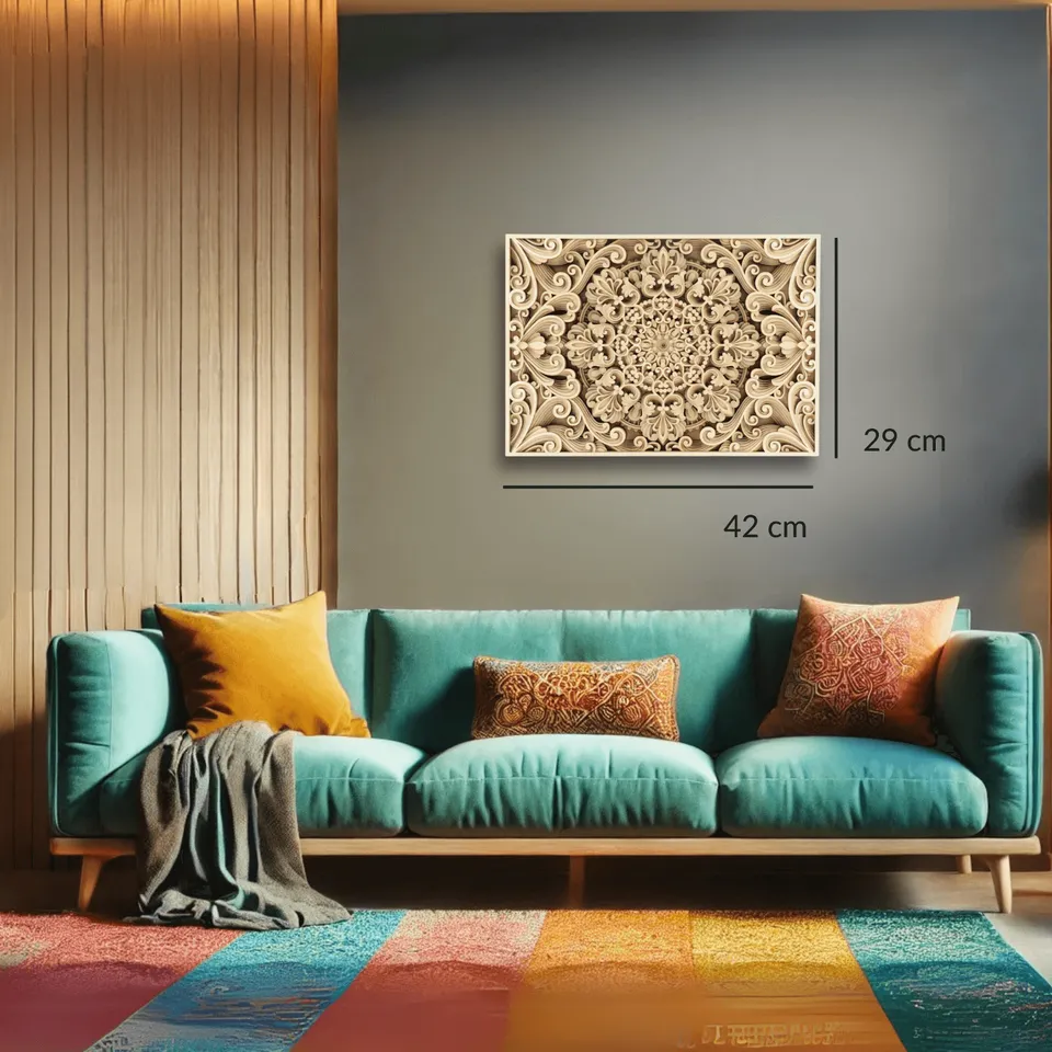 magicholz-celestial-weave-3d-wandbild-holz-42x29-7-cm image 1