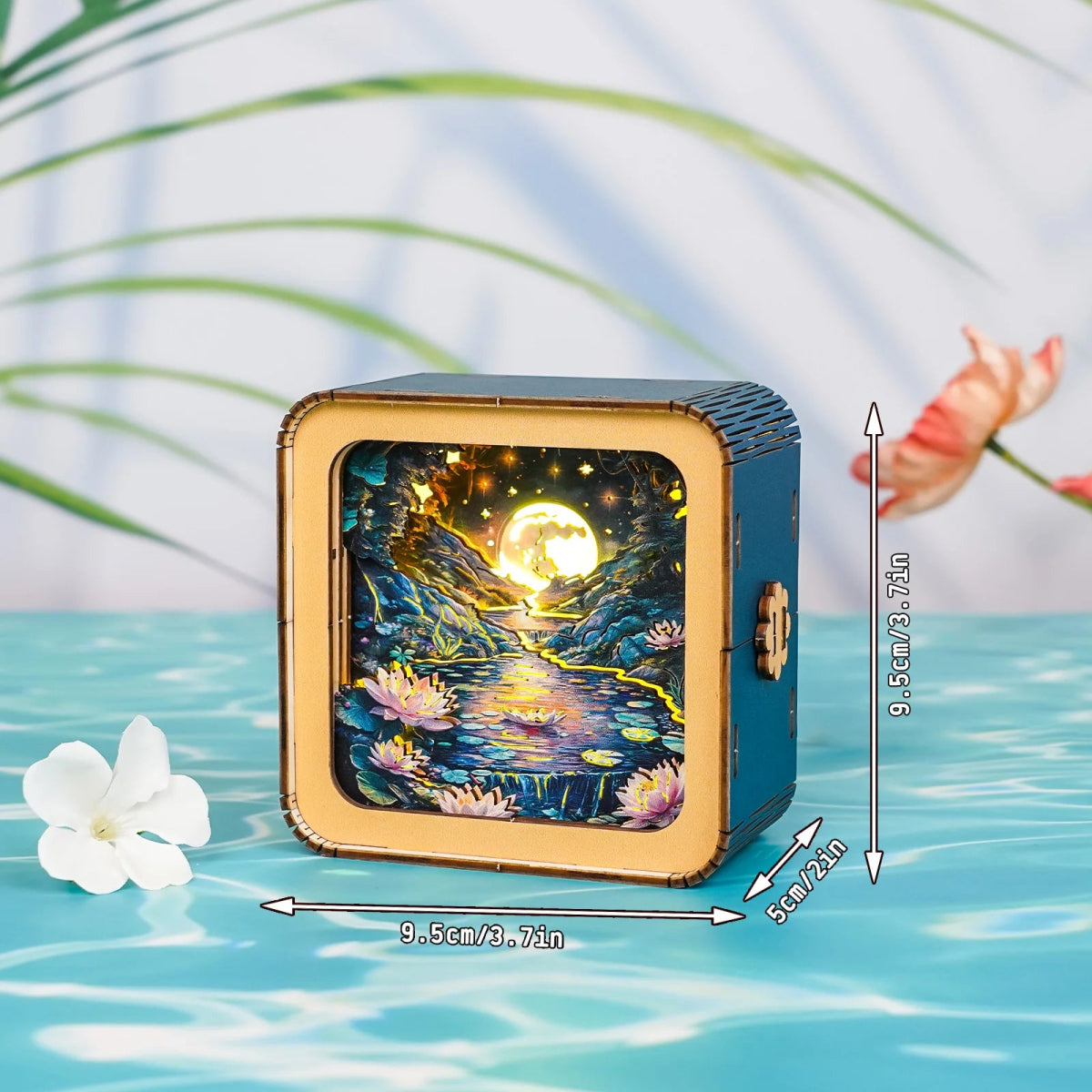 kaayee-night-light-moonlight-lotus-3d-holzpuzzle-nachtlicht image 3