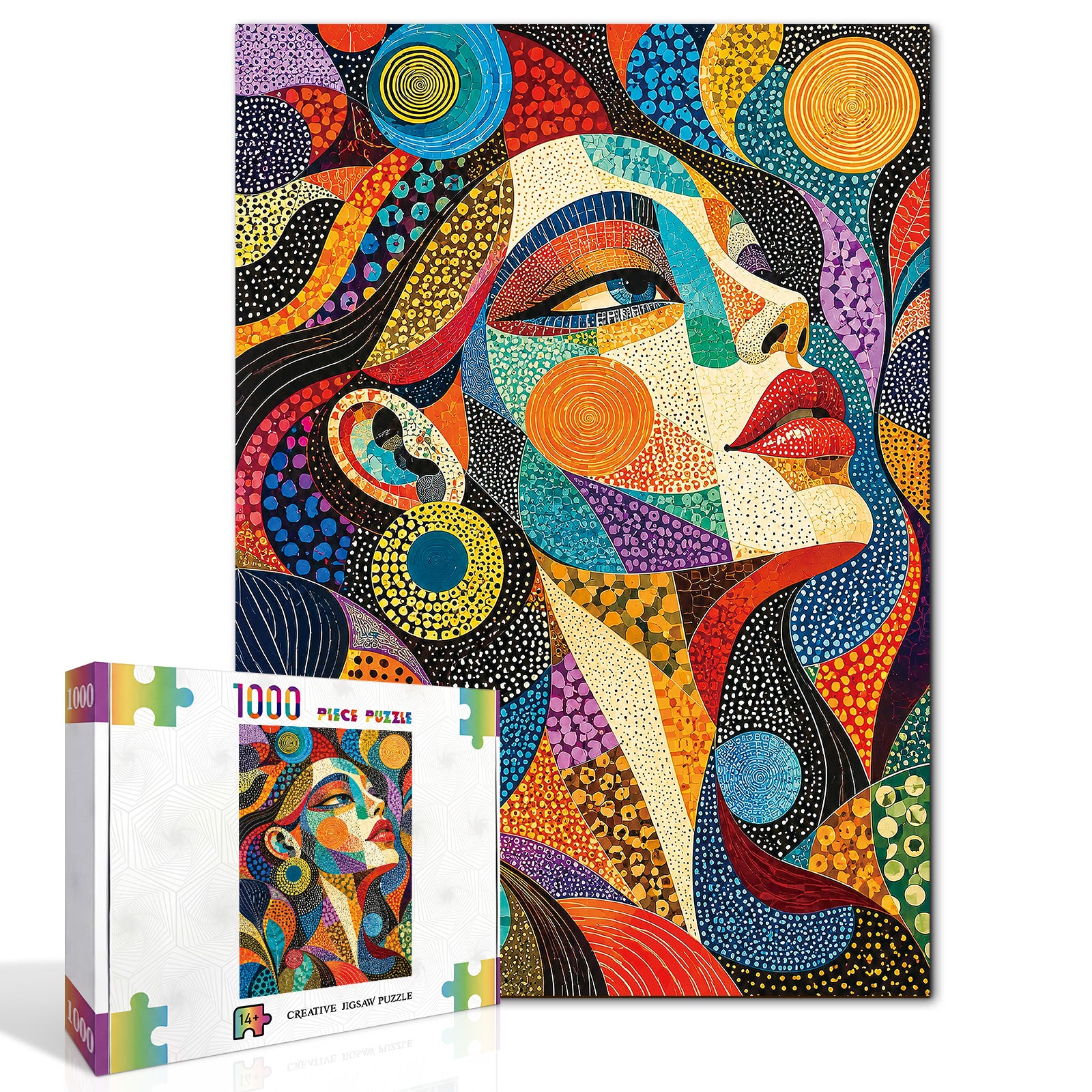 kaayee-cardboard-puzzle-colorful-muse-puzzle-1000-teile-eco image 2