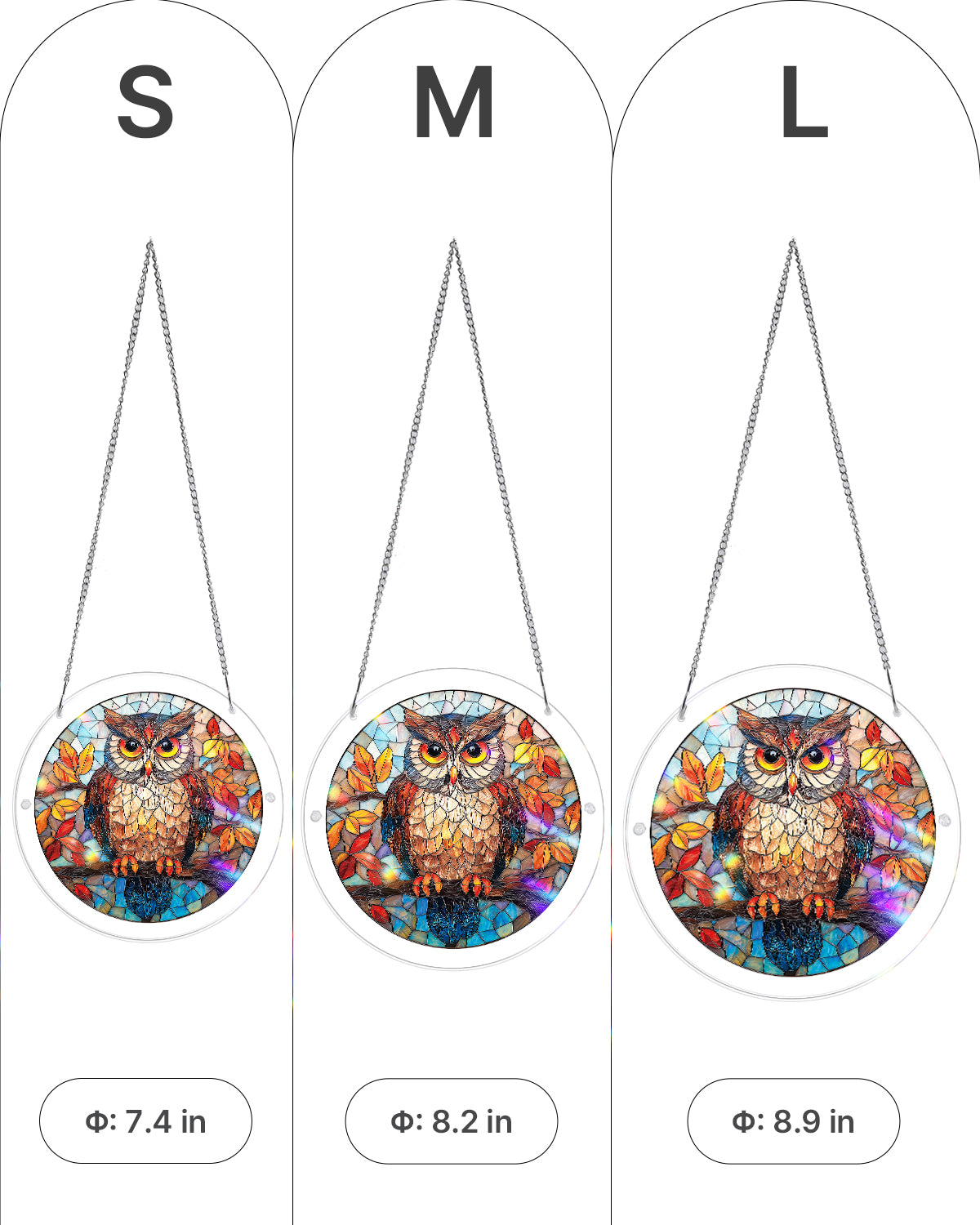 kaayee-suncatcher-autumn-owl-fensterbild-large-22-6-cm image 5