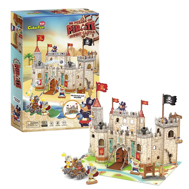 cubicfun-pirates-world-p833h-pirate-castle-3d-puzzle-burg image 1