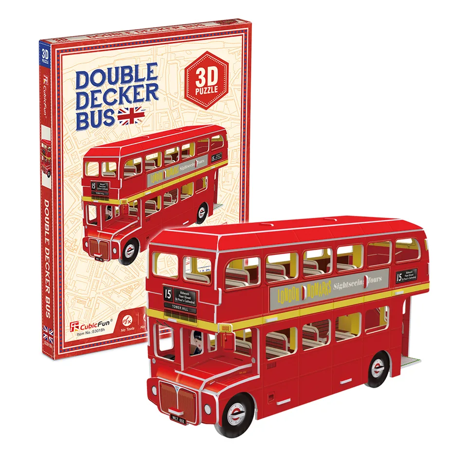 cubic-fun-s3018h-double-decker-bus-3d-puzzle-doppeldecker image 1