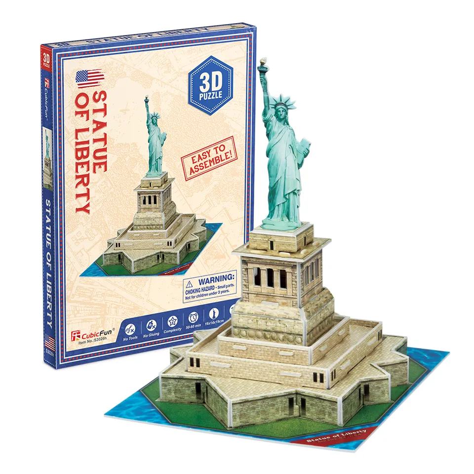 cubicfun-architecture-entry-s3026h-freiheitsstatue-3d-puzzle image 1
