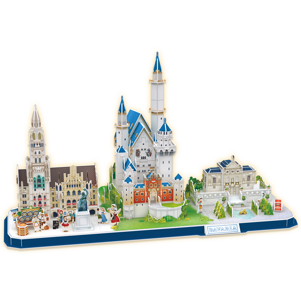 cubicfun-city-line-mc267h-bavaria-3d-puzzle image 2