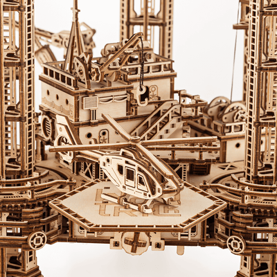 magicholz-mechanischer-bausatz-offshore-bohrinsel-holzmodell-1180-teile image 5