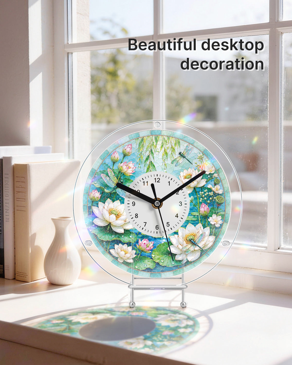 kaayee-clock-kit-lotus-pond-puzzleuhr-regular-acryl-diy image 5