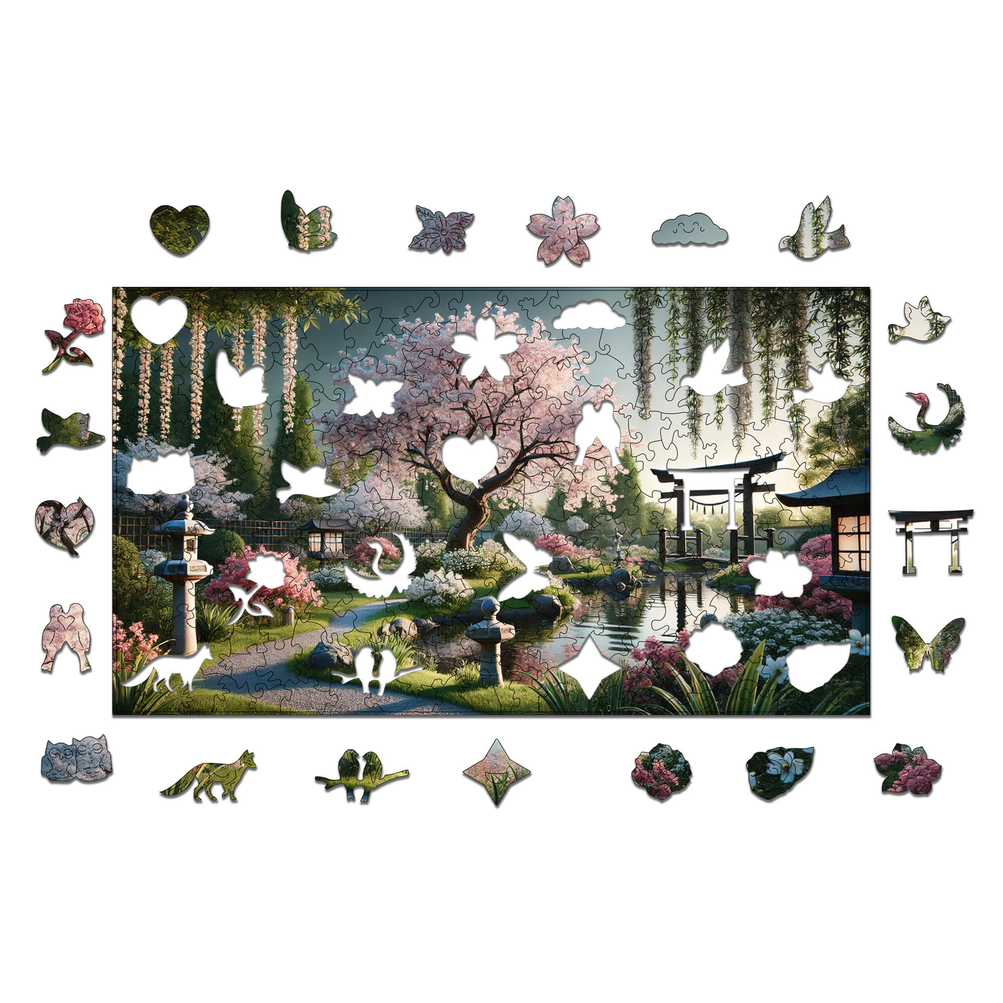 magicholz-bl-hender-zen-garten-holzpuzzle-250-teile-box image 2