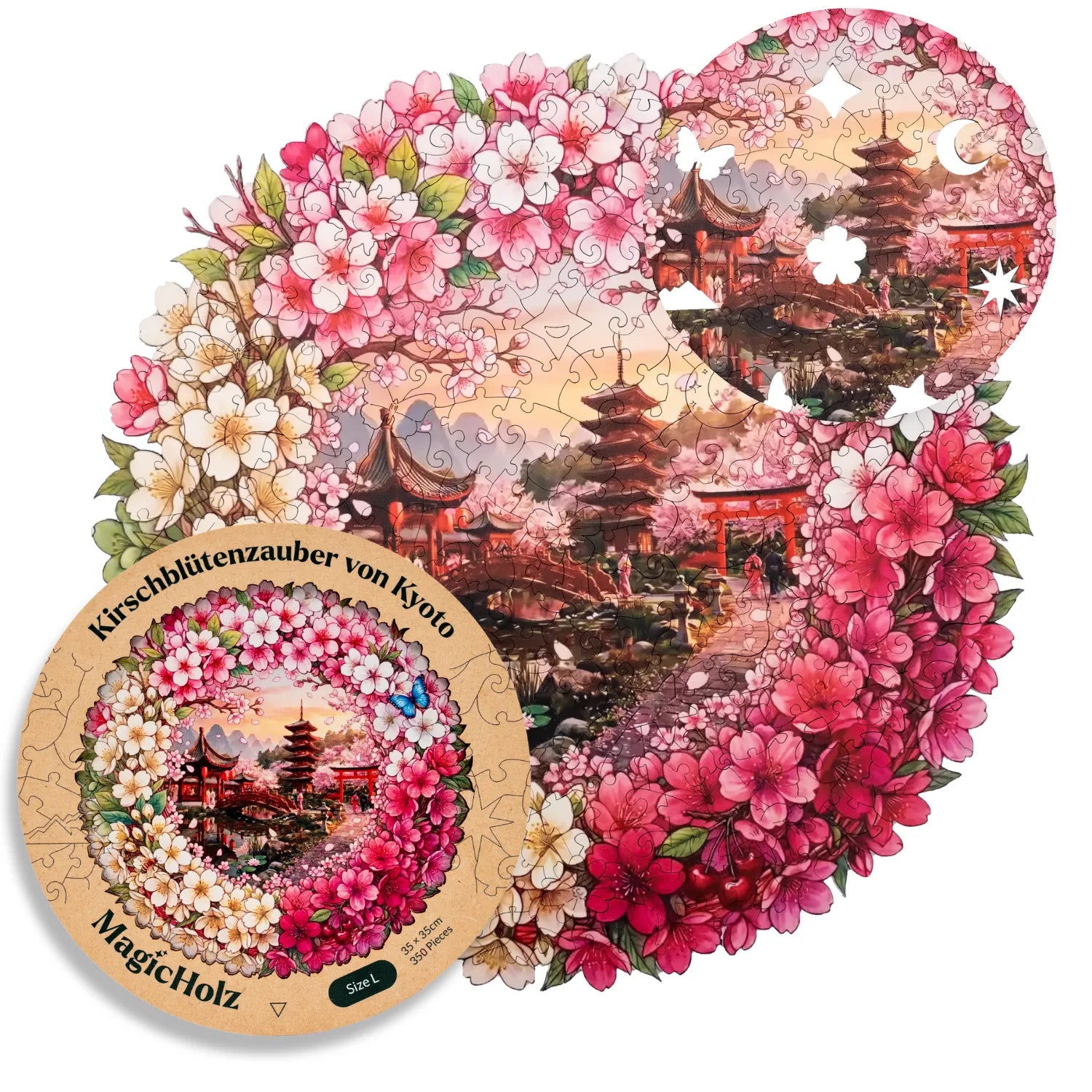 magicholz-holzpuzzle-kirschbl-tenzauber-kyoto-mandala-350-teile image 7