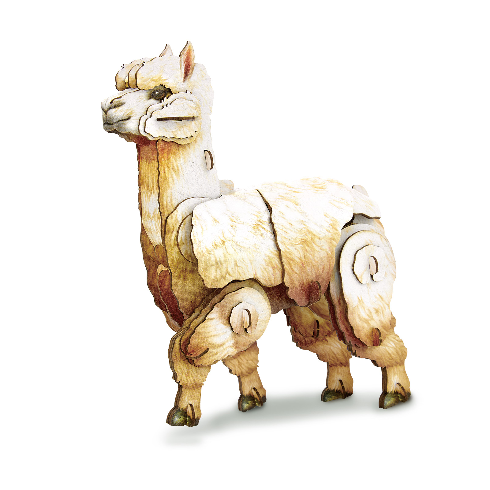 cubic-fun-really-wild-animals-ds1207h-alpaka-3d-puzzle-tierfigur image 2