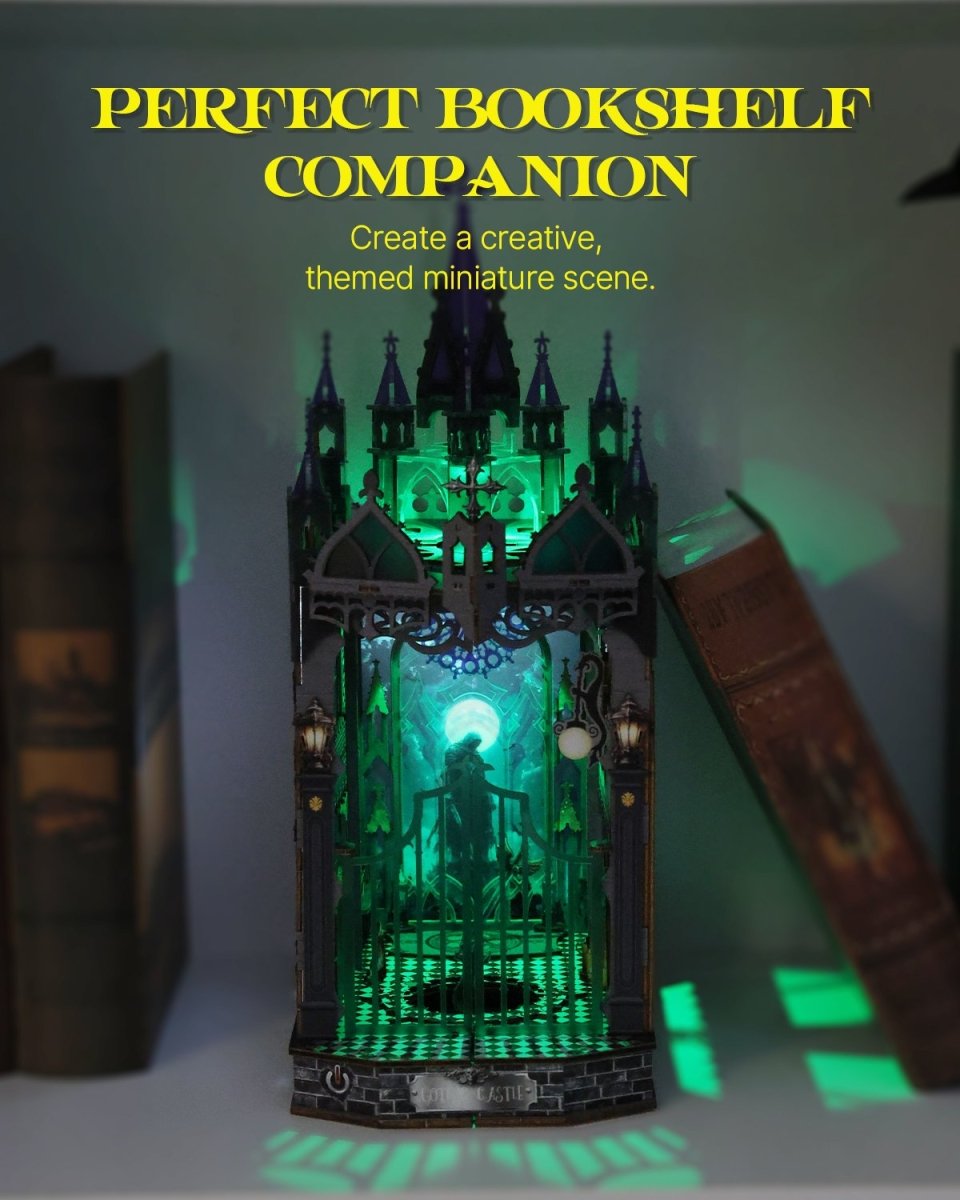 kaayee-book-nook-kit-gothic-castle-miniaturhaus-type-c image 2