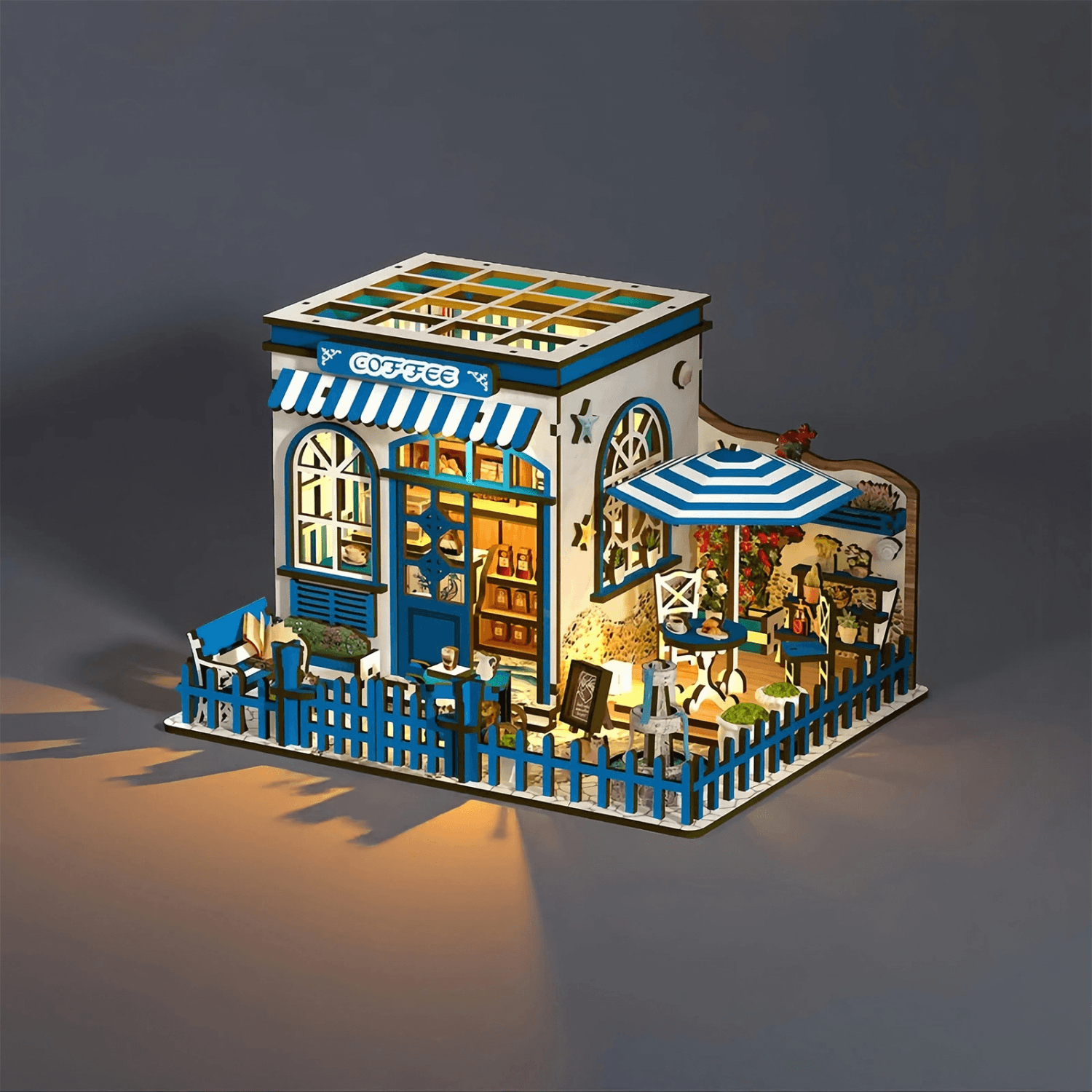 magicholz-miniaturhaus-santorini-caf-mit-led-licht image 3