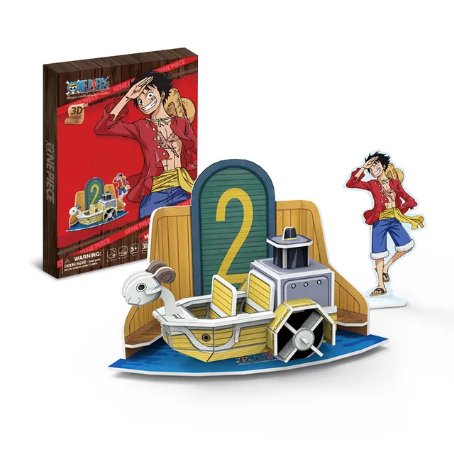 cubicfun-pirates-world-ds1065h-going-merry-ii-3d-puzzle-mini image 1