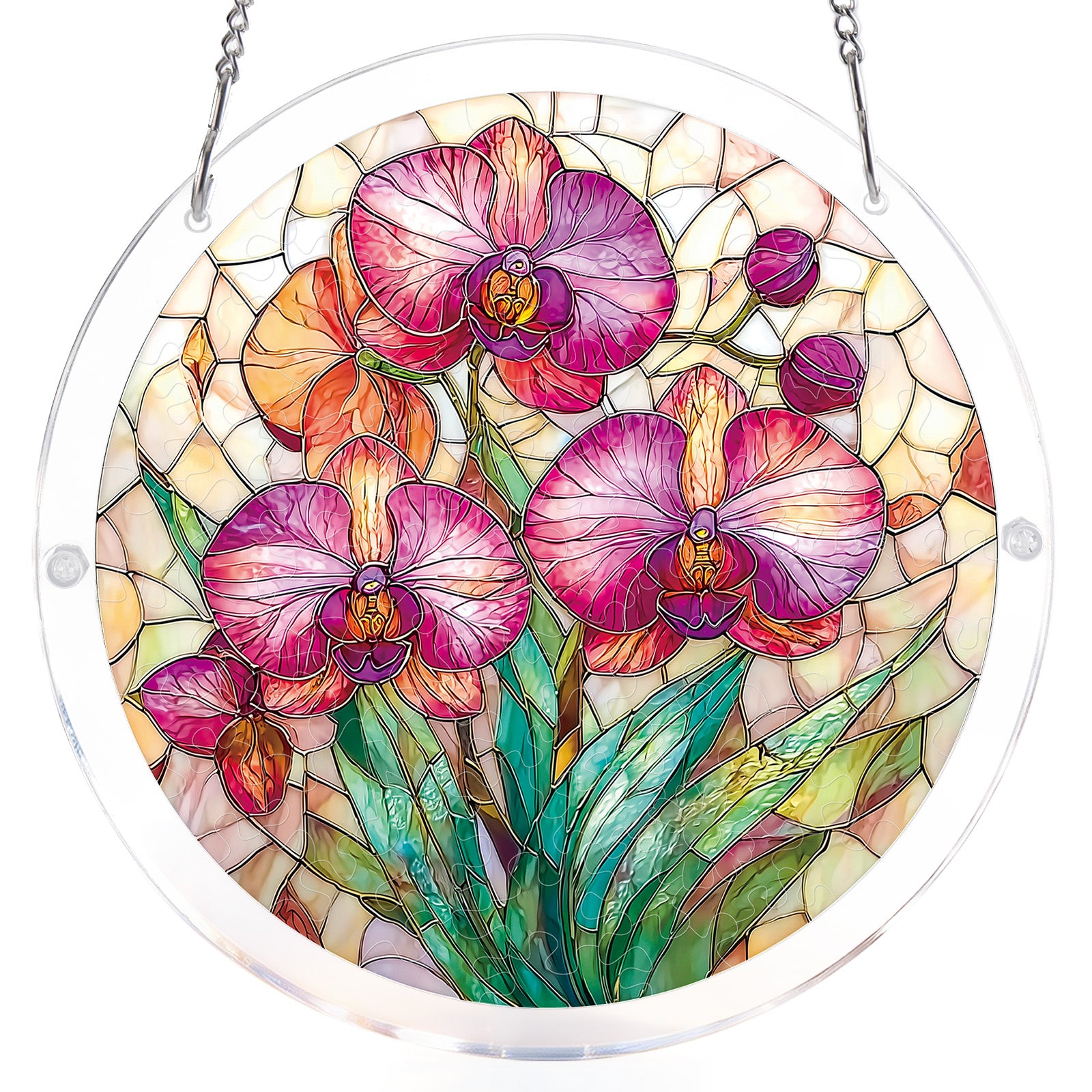kaayee-suncatcher-puzzle-dreamy-orchids-light-suncatcher-medium image 7