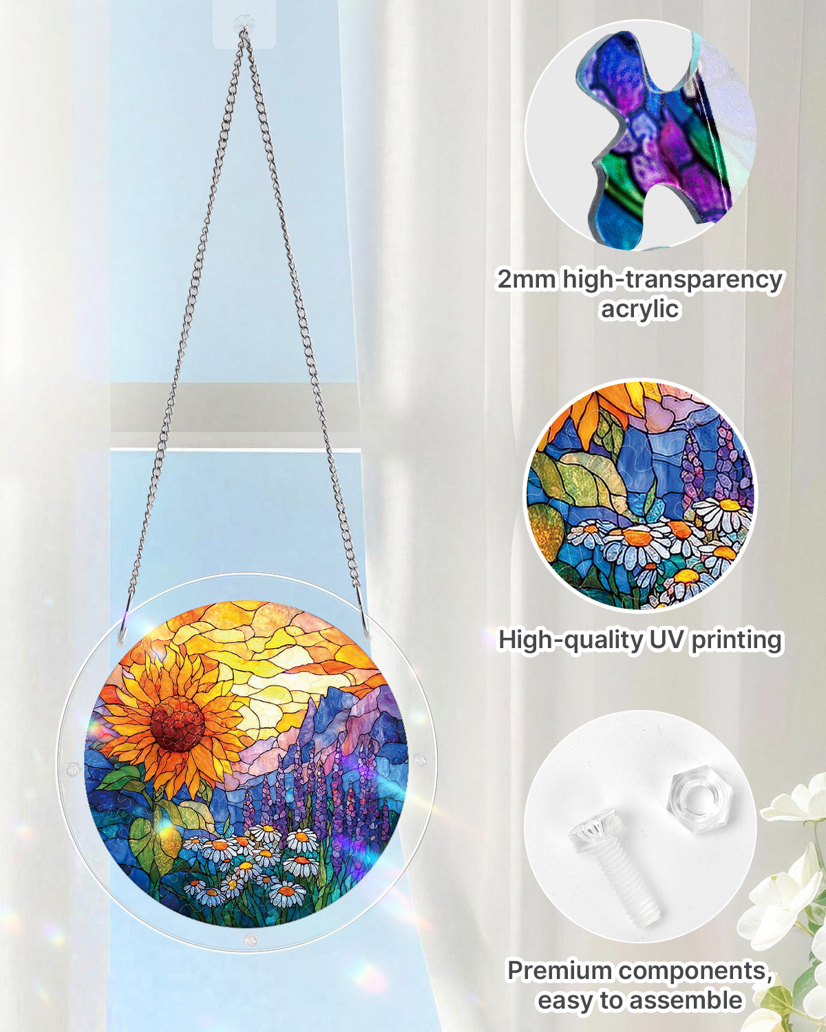 kaayee-suncatcher-puzzle-sunflower-meadow-acryl-medium image 4