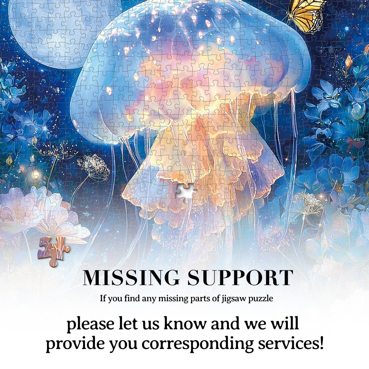 kaayee-cardboard-puzzle-moonlit-jellyfish-1000-teile-puzzle-standard image 8