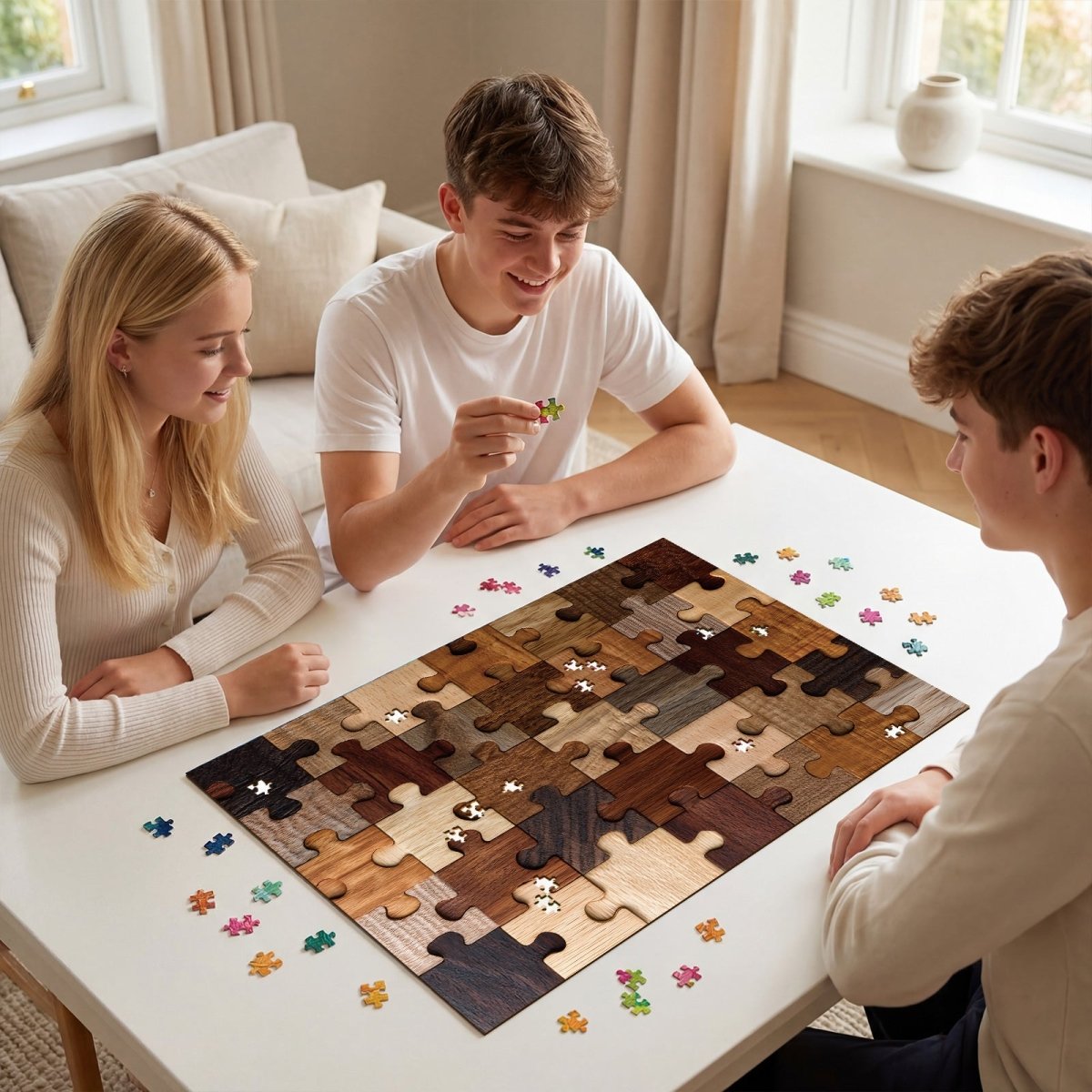 kaayee-woodgrain-1000-teile-kartonpuzzle-eco-white-board image 8
