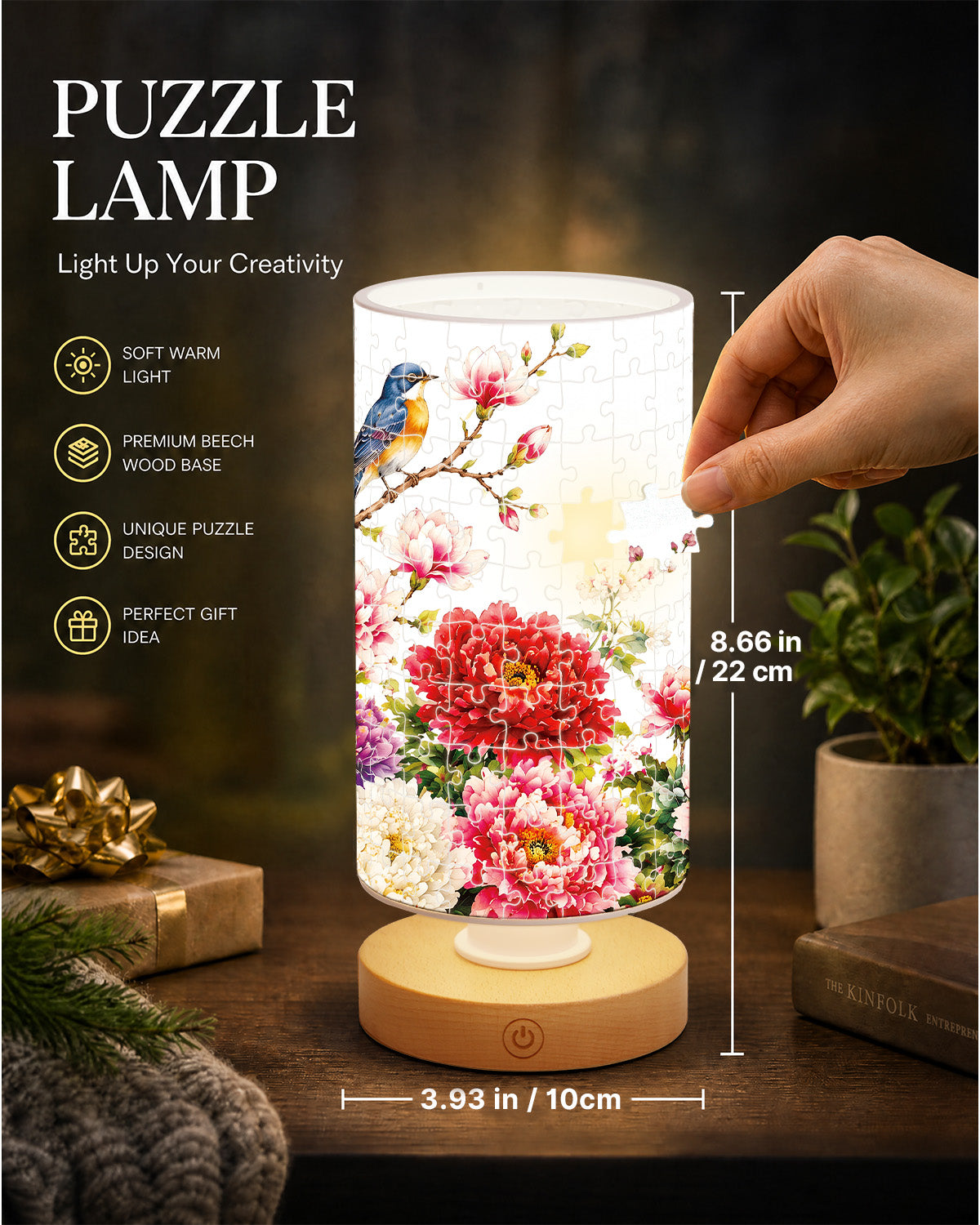 kaayee-night-light-blooming-prosperity-puzzle-nachtlicht image 4