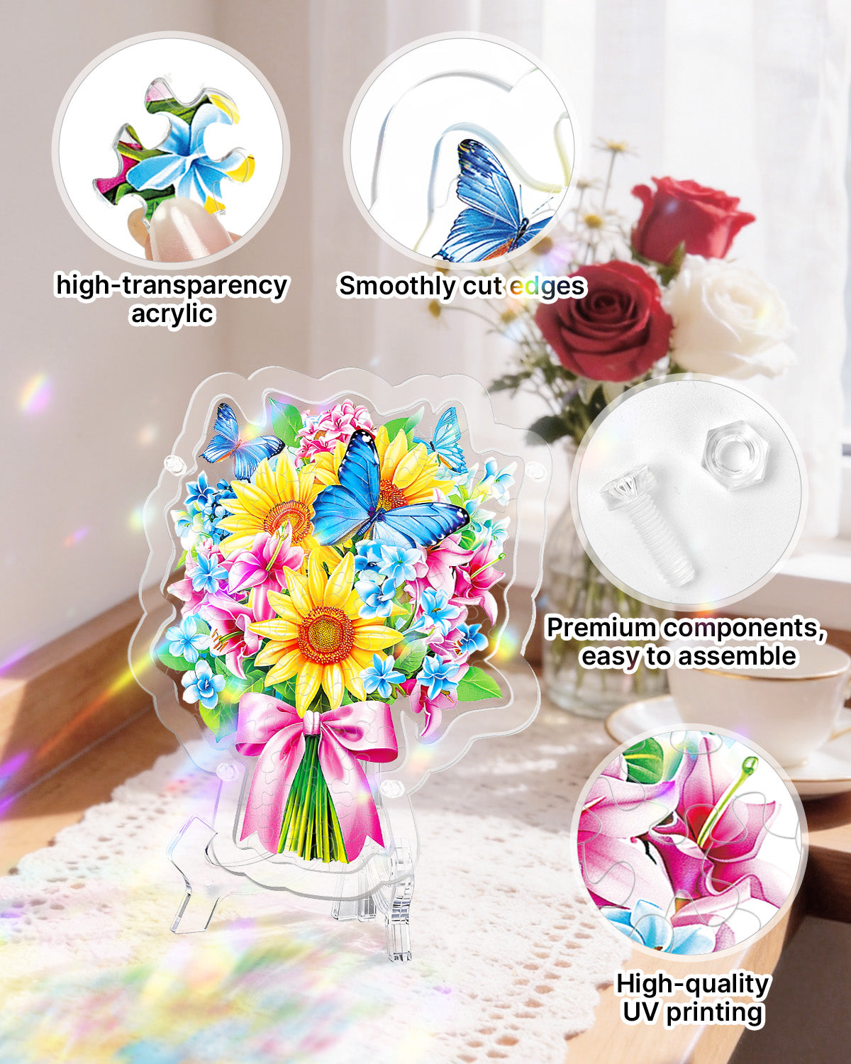 kaayee-suncatcher-puzzle-sonnenblume-schmetterling-acryl-deko image 5