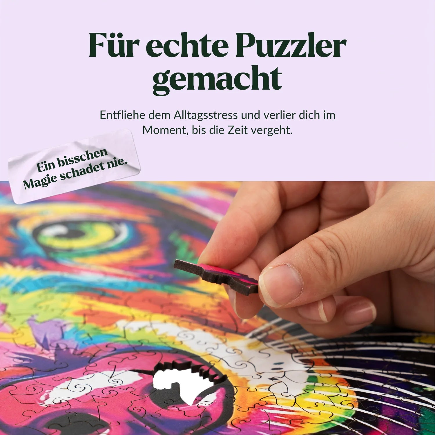 magicholz-holzpuzzle-bunter-dackel-1000-teile-mit-spezialteilen image 5