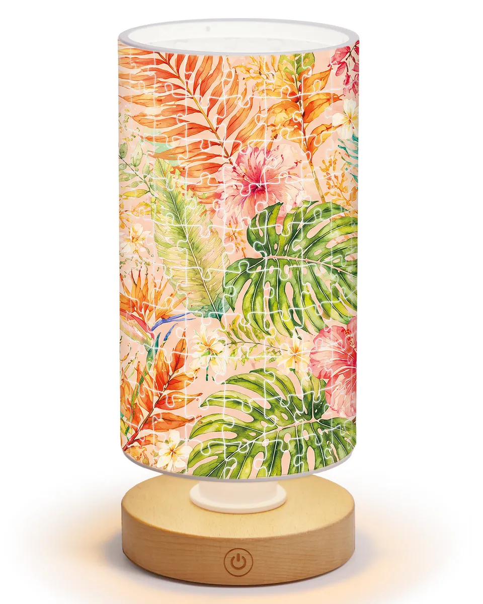kaayee-night-light-tropical-floral-nachtlicht-zylinder-acryl image 1