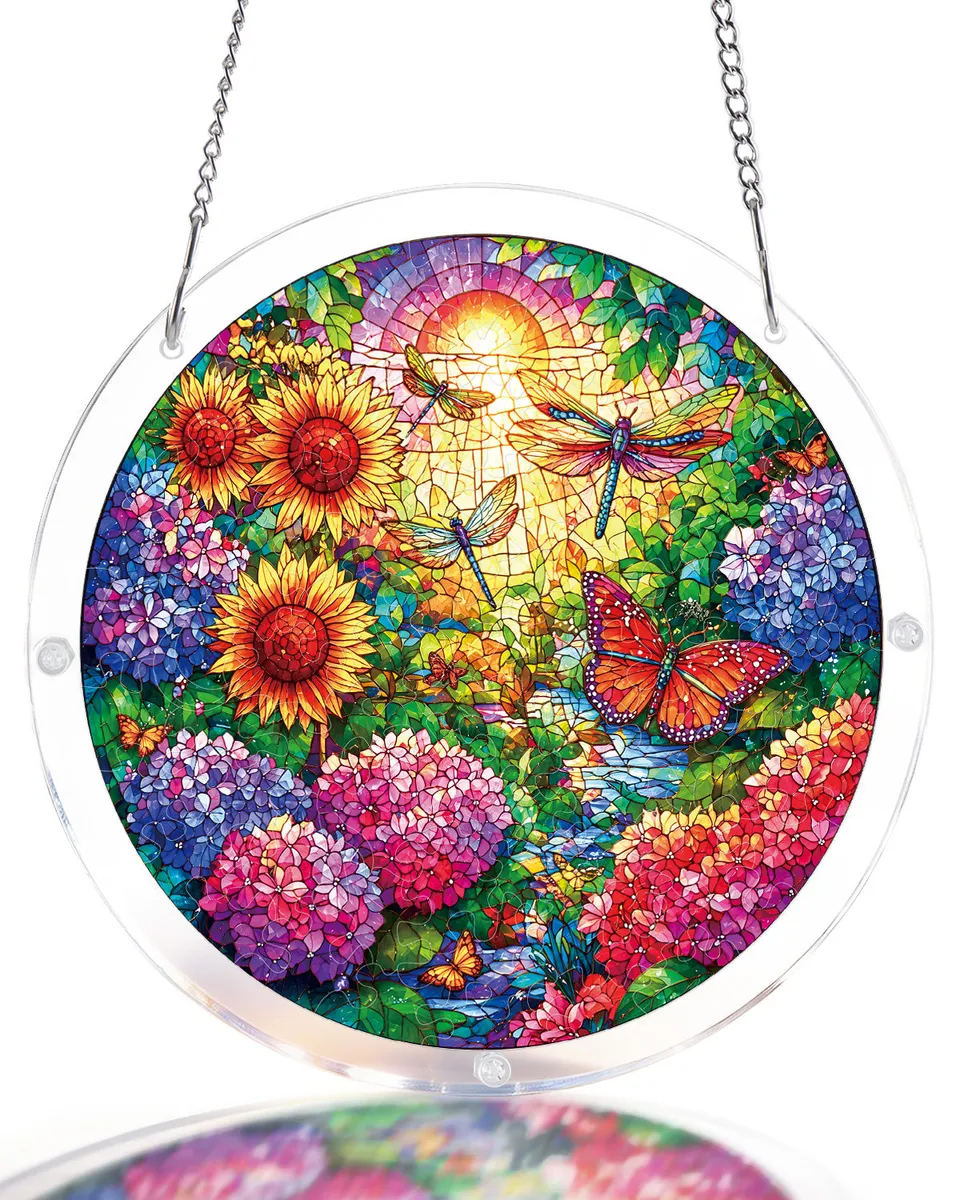kaayee-suncatcher-puzzle-golden-butterfly-fensterbild-m image 1