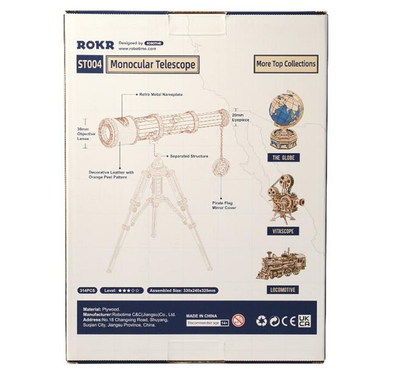 magicholz-mechanischer-bausatz-monokular-teleskop-holz-mit-stativ image 8