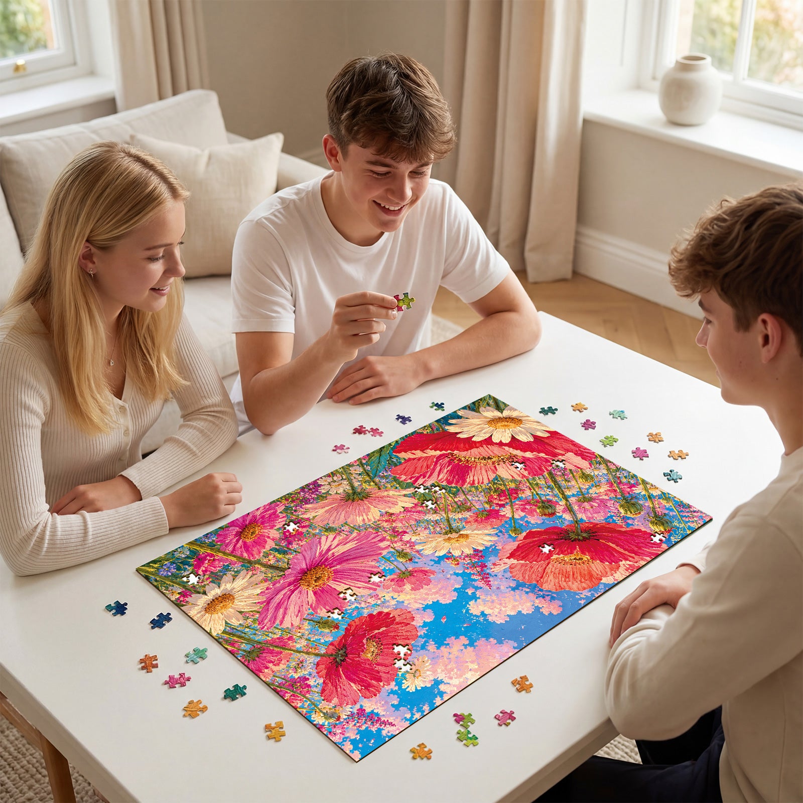 kaayee-summer-bloom-garden-1000-teile-kartonpuzzle-eco image 4